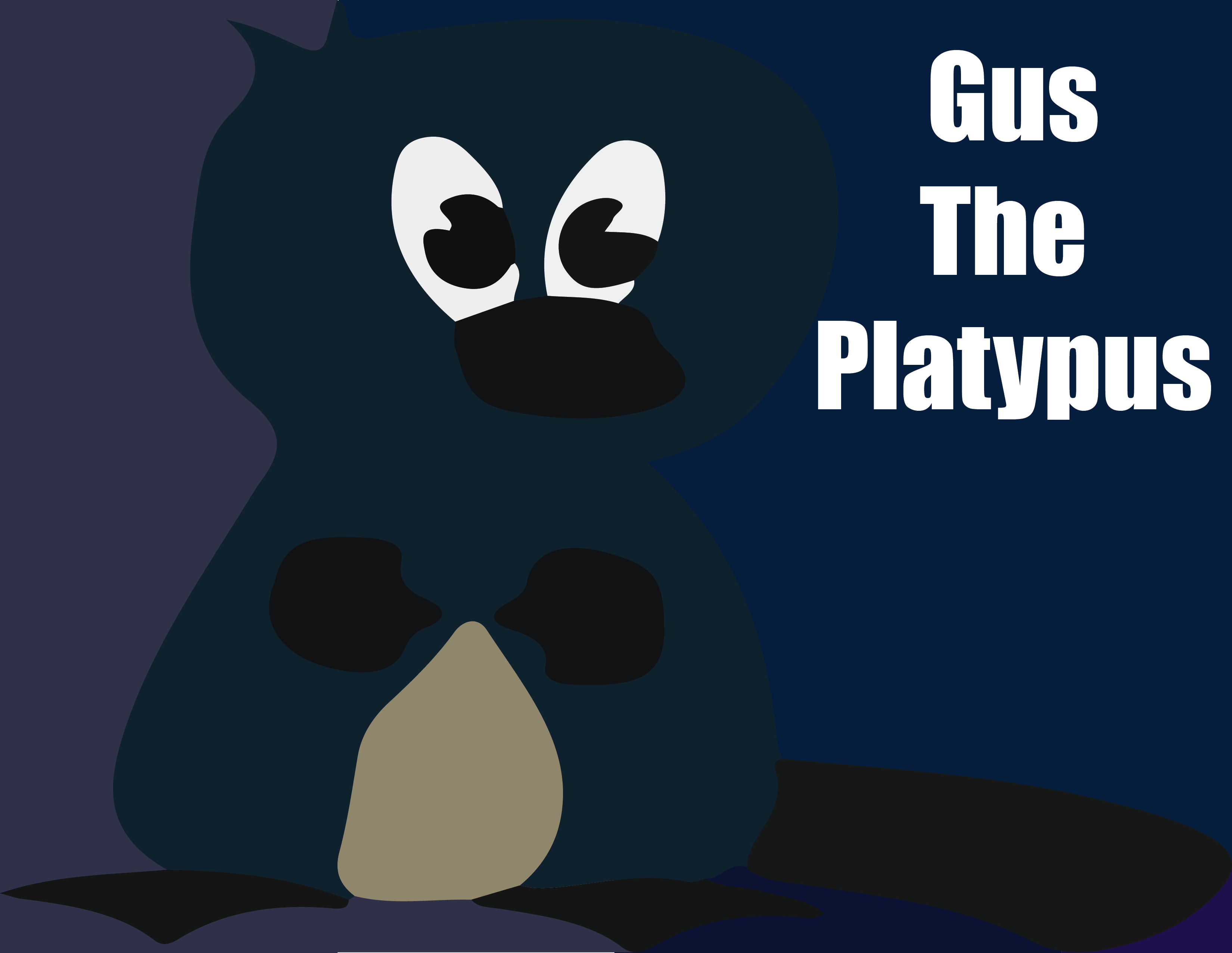 Gus the platypus.